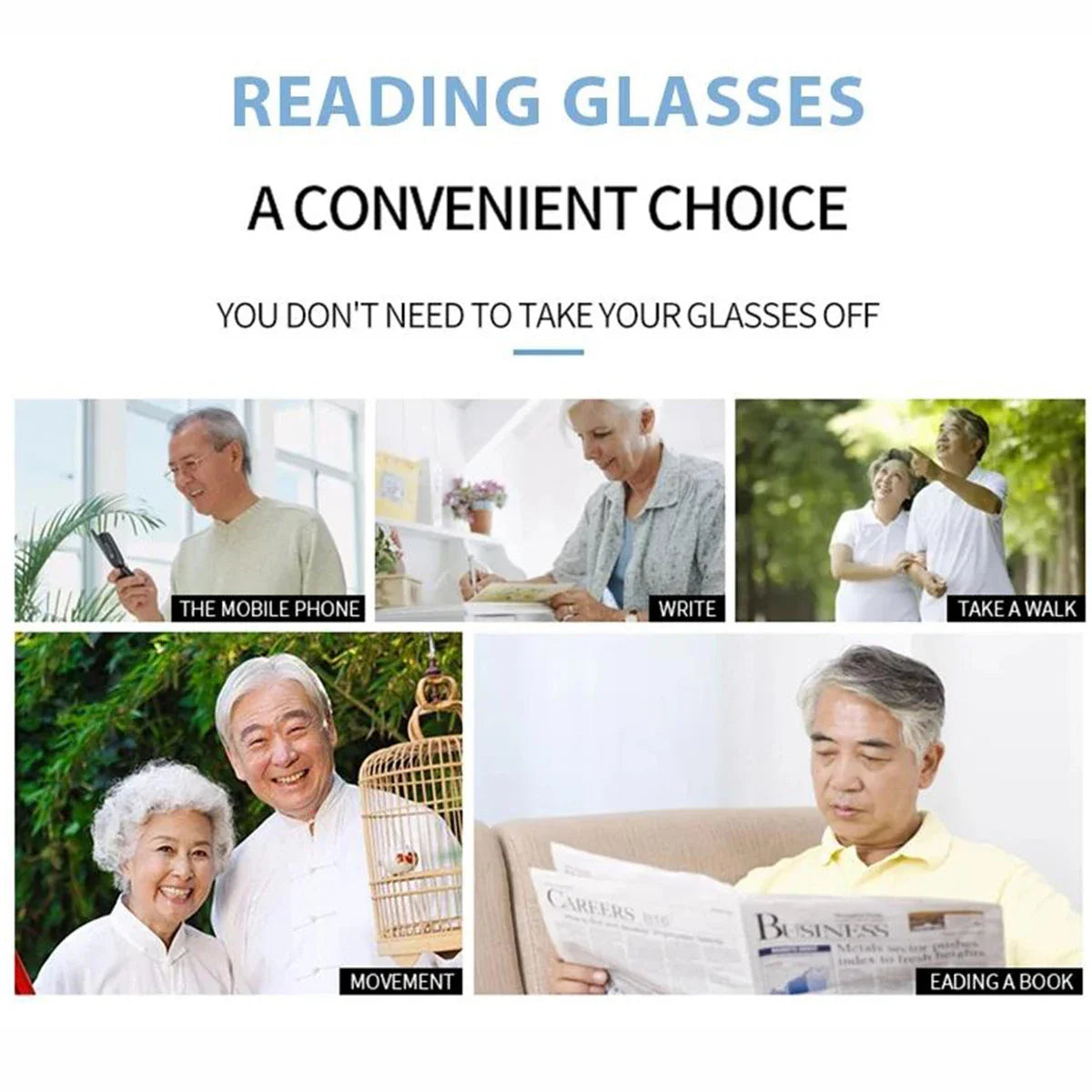 BARCUR Original Design Unisex Lightweight Reading Glasses – Classic and Comfortable Eye Protection for Men and Women Rectangle Frame