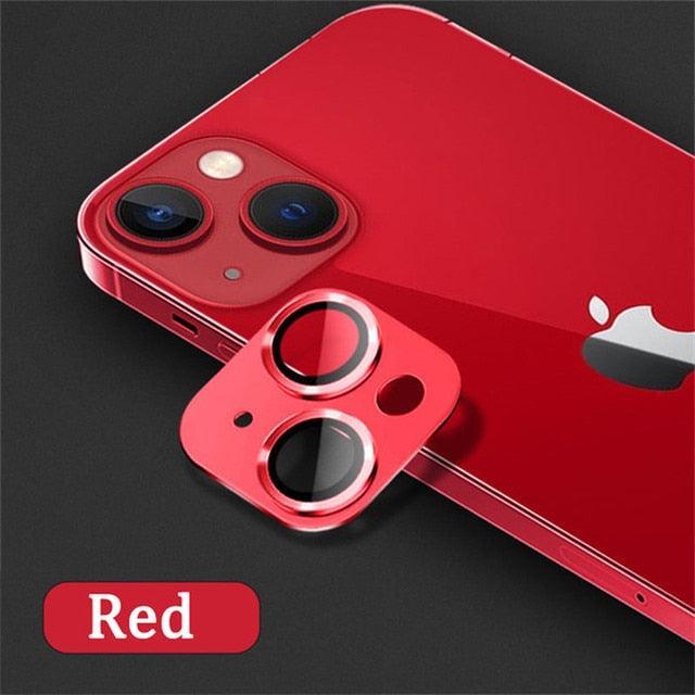 Camera Lens Metal Protector Glass For iPhone 14 Pro 13Pro 13 12 Pro Max Plus Full Cover Lens Protective Cap For iPhone 13 14Pro Tempered Glass Lens Film Metal Camera Screen Protection HD Clear Lens Protector