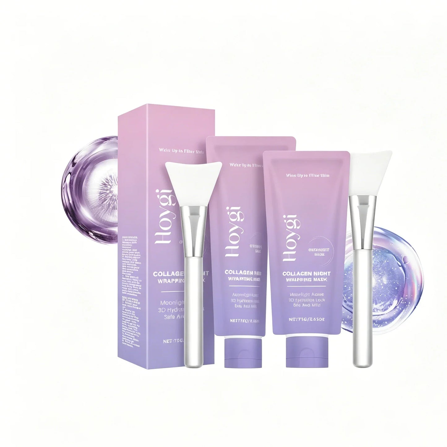 Korean Skincare Collagen Peel Off Facial Mask,Instant Glow&Glass Skin,Pore Cleansing&Firming,Smooth Fine Lines&Removes Impuritie