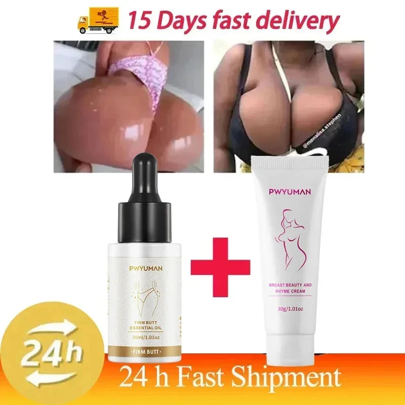 Breast Enlargement Cream Butt Lift Up Firm Essential Oil Big Ass Enhance Butt Breast Plump Growth Tighten Shaping Sexy Body Care