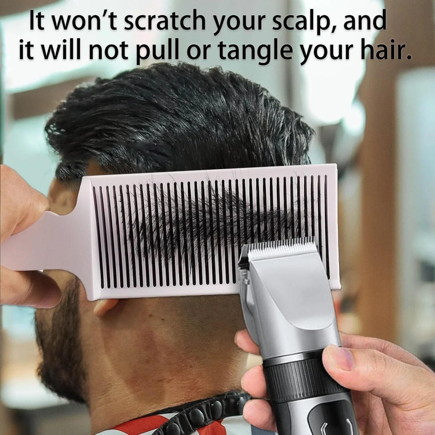 1/3Pcs Barber Hair Comb Kit Flat Top Hair Cutting Fading Stying Fade Comb  Men Fade Brush Salon Hair Tool Accessories