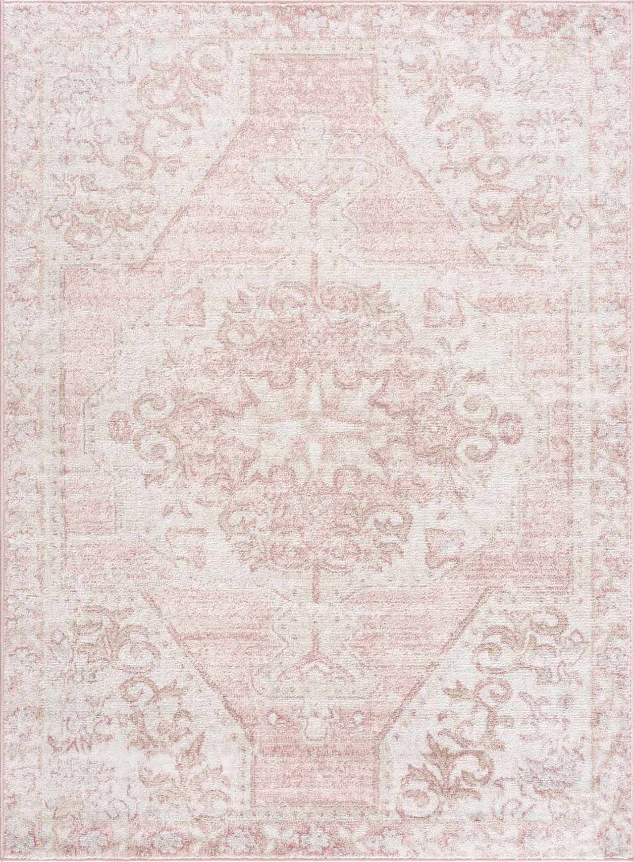 Snead Pink Floral Rug