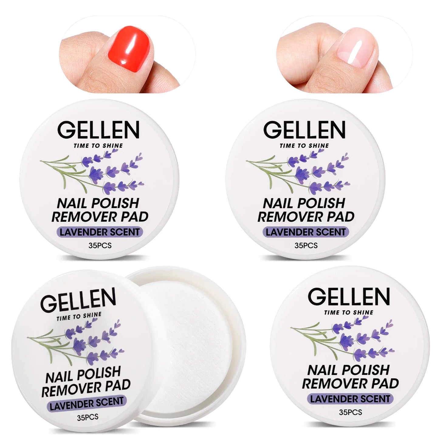 GELLEN Nail Glue Remover 40ml Gentle Formula UV Gel Removal Fake Tips Non Acetone Odorless Easy Debonder False Nails Glue Off