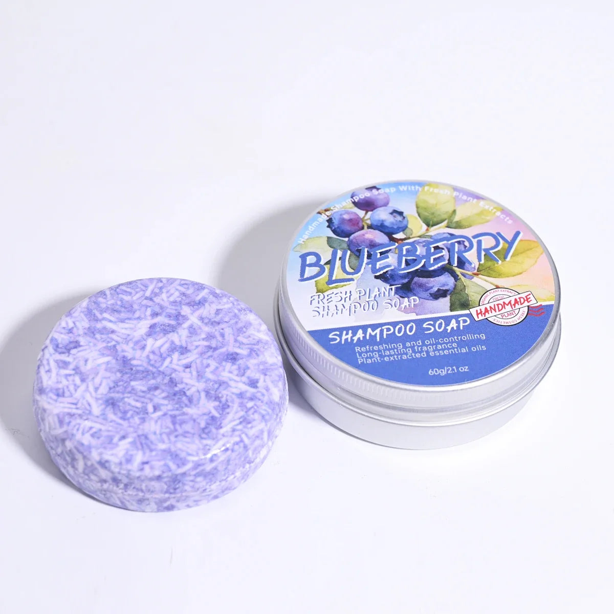 Cherry Shampoo Bar Natural Silicone-Free Plant-Based Hair Soap Bar for Oil Removal and Moisturizing Hair 60g Concentrated Glycerin Shampoo Bar