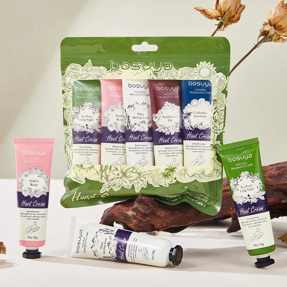 5-piece set of perfume/fruit fragrance hand cream set moisturizing repair anti-drying hand cream set hand skin care products