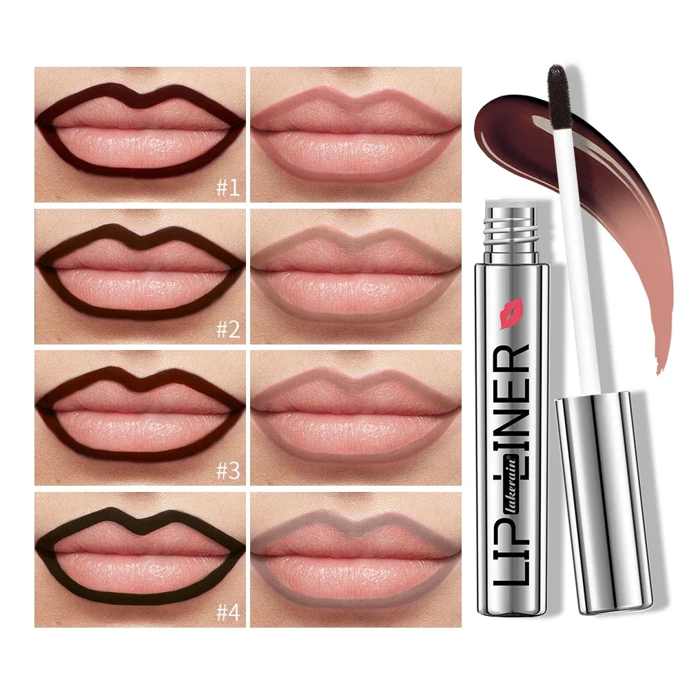 Lip Liner Pencil Peel Off Lip Stain Tattoo Long Wearing Matte Waterproof Smudge Proof Transfer Proof Lip Cosmetic For All Day