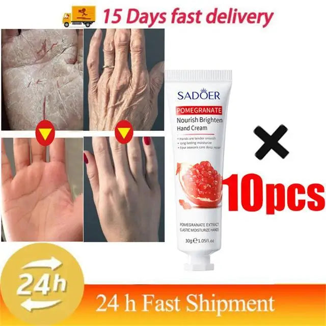 Wrinkle Removal Anti-Crack Hand Cream Skin Cracked Repair Products Soften Nourish Anti-drying Whitening Moisturizing Hand Care