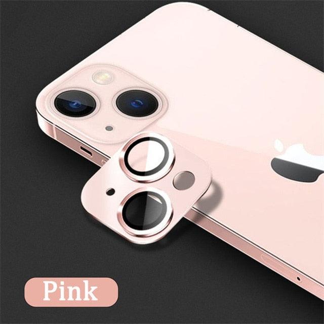 Camera Lens Metal Protector Glass For iPhone 14 Pro 13Pro 13 12 Pro Max Plus Full Cover Lens Protective Cap For iPhone 13 14Pro Tempered Glass Lens Film Metal Camera Screen Protection HD Clear Lens Protector