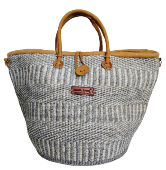 Ash Wisdom Handwoven Sisal Straw Basket Tote