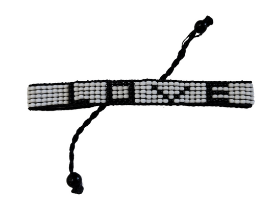 Walk Bold Hand Beaded Bracelet