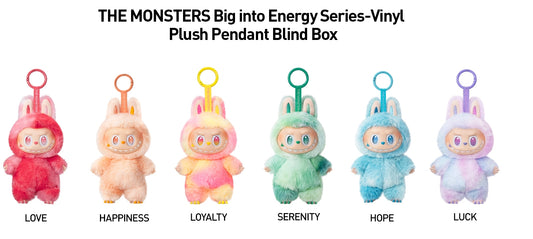 The Monsters Big into Energy Series-Vinyl Plush Pendant Blind Box, Blind Box Figures, Random Design Action Figures Collectible Toys Home...