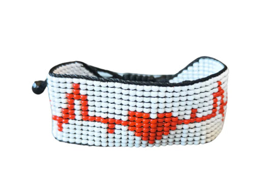 Heartbeat Harmony Hand Beaded Bracelet