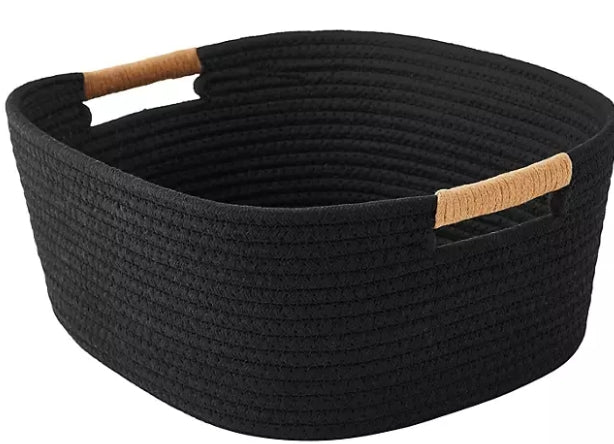 Member's Mark 2-Piece Rope Basket Set with Contrast Handles, Various Colors
