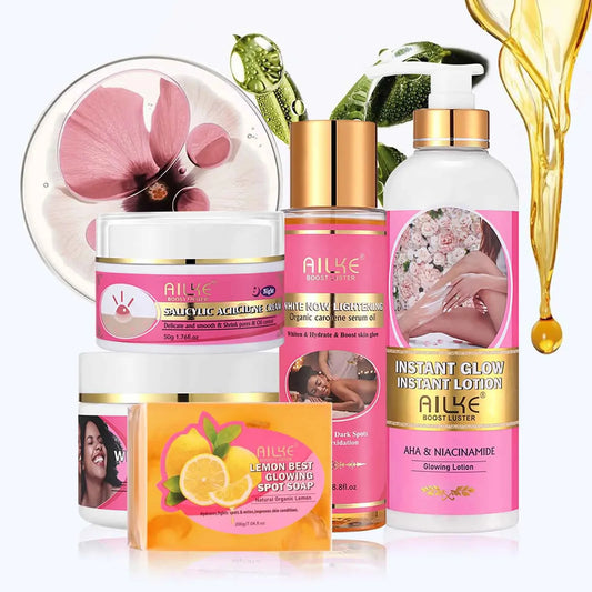 AILKE Women Skin Glowing Body Lotion, Moisturizing, Brightening, Nourishing, Smoothing Skin Cream, With Niacinamide