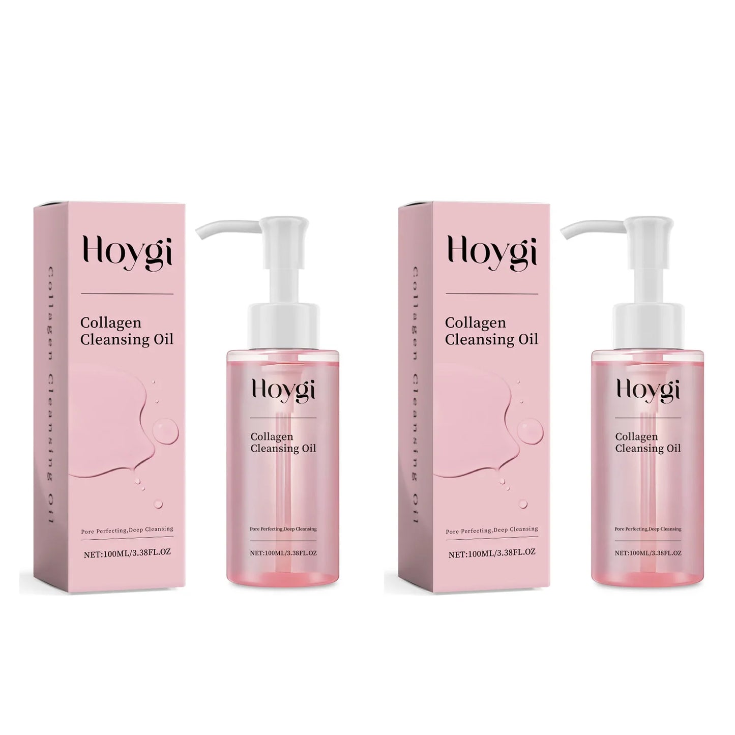 Collagen Makeup Remover Oil Jojoba Oil Makeup Remover Deep Cleansing Pore Dirt Gentle Daily Emulsifying Facial Cleanser Cosmetic