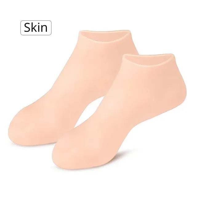 Silicone Exfoliating Socks & Gloves Anti Slip Foot & Hand Spa Mask Hands Peeling Gloves Prevents Dryness Feet/Hand Care Tools