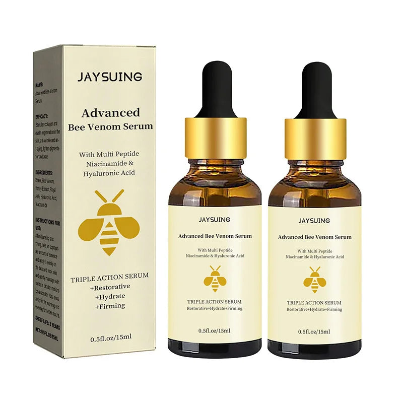 Bee Venom Anti Wrinkle Essence Anti-aging Polypeptide Hyaluronic Acid  Essence Can Repair Moisturize and Tighten Facial Skin