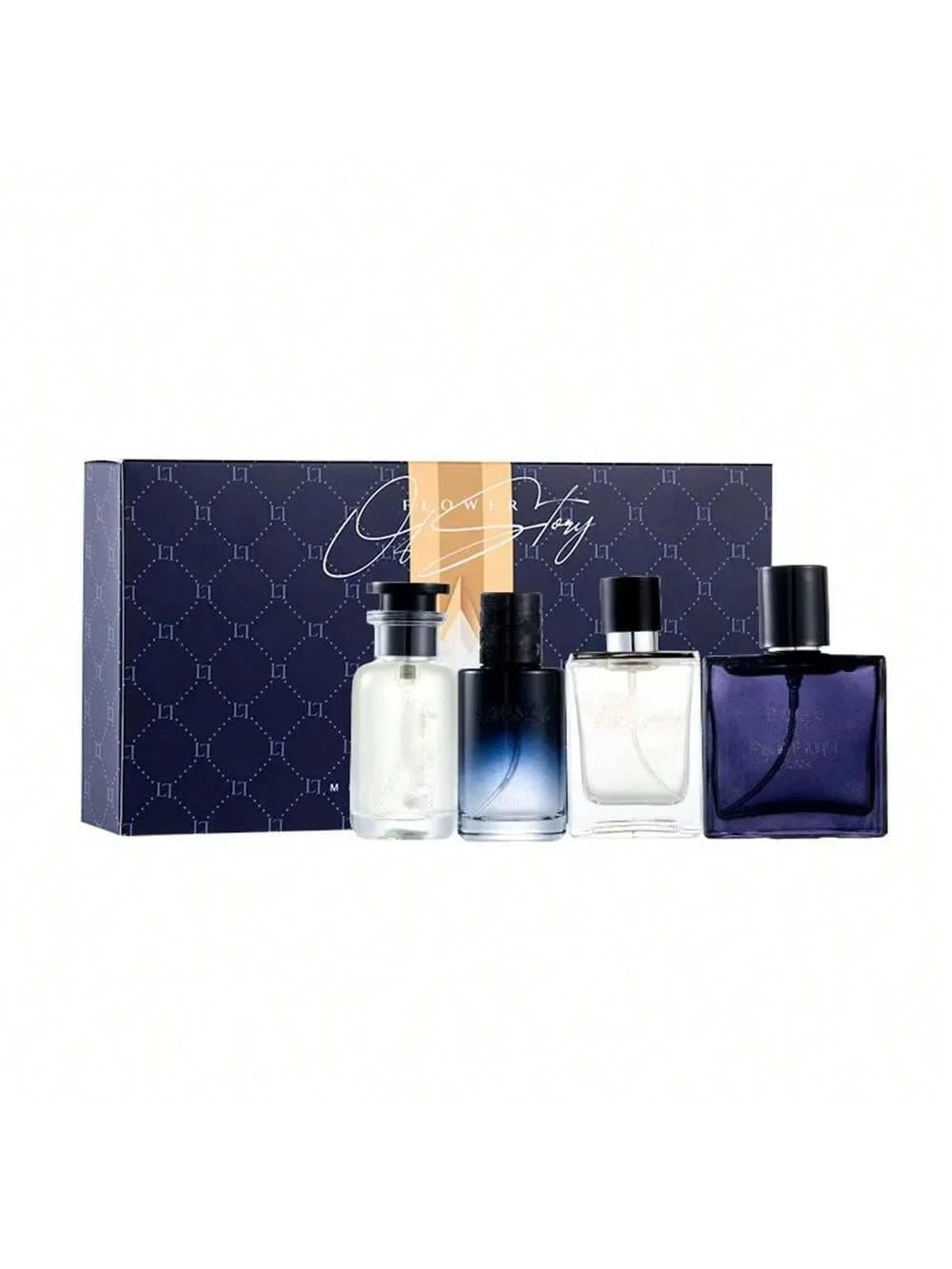 Luxury Brand Perfume Men Cologne Parfums Homme Gift Box 4Pcs Set 100ml Perfumes Masculinos Natural Floral Fruity Scent SprayLuxu