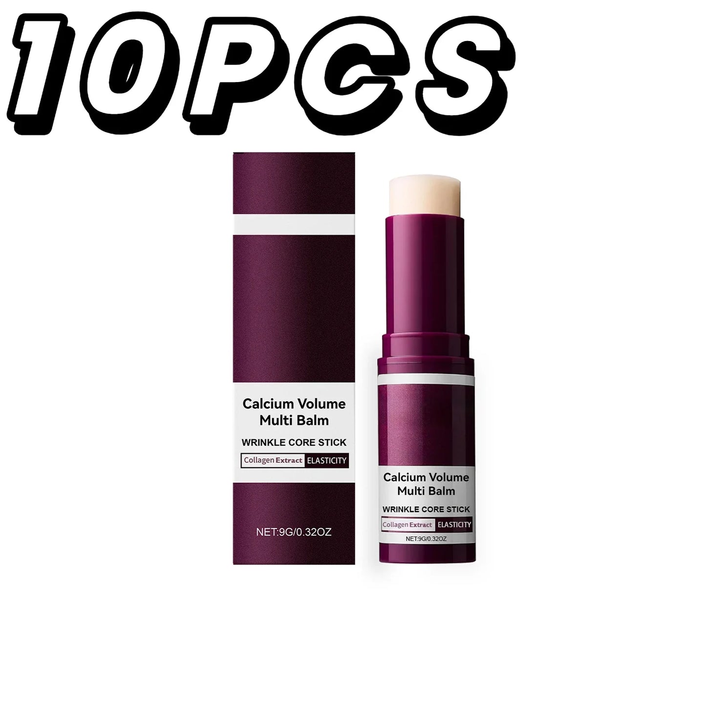 Calcium Volume Multi Balm Hydrating Anti Aging Fade Fine Lines Firming Skin Brightening Nourishing Collagen Moisturing Stick