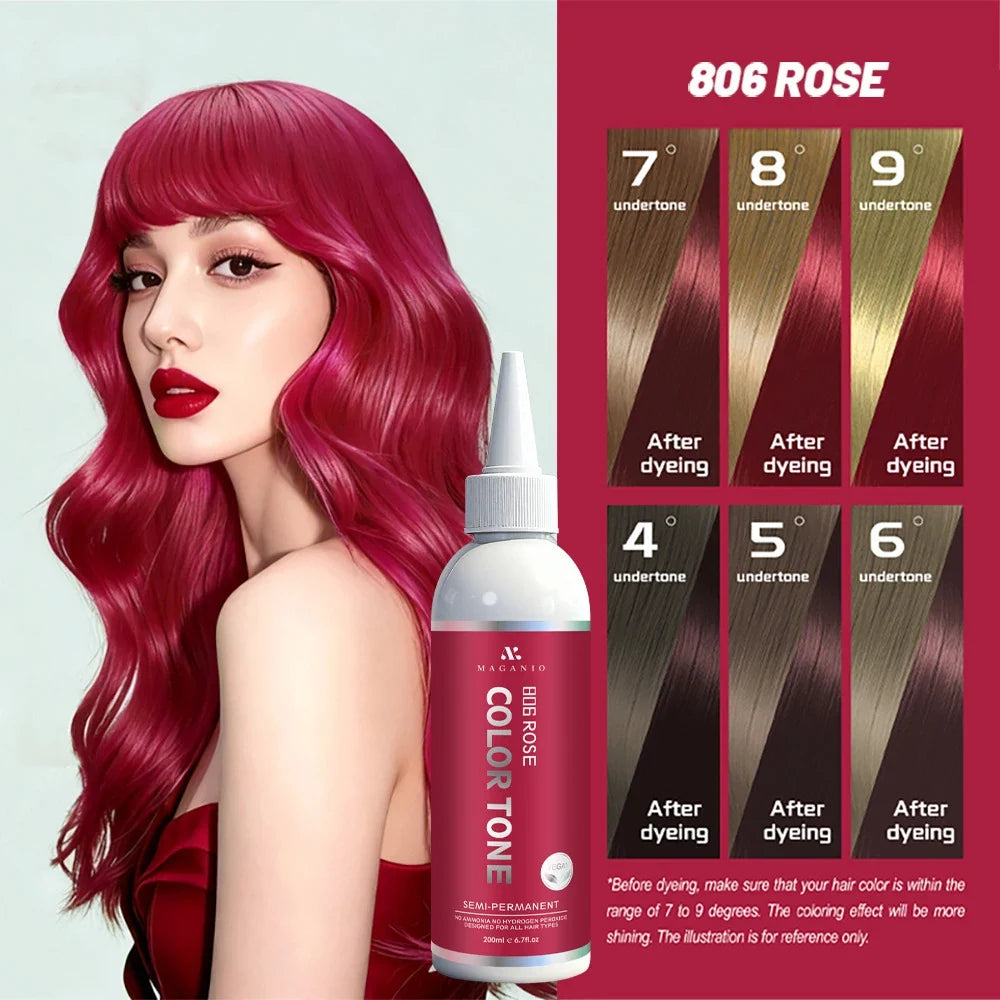 200ml plant-based hair dye, long-lasting color, easy to apply, covers gray hair, repairs damaged hair, and is easy to color.