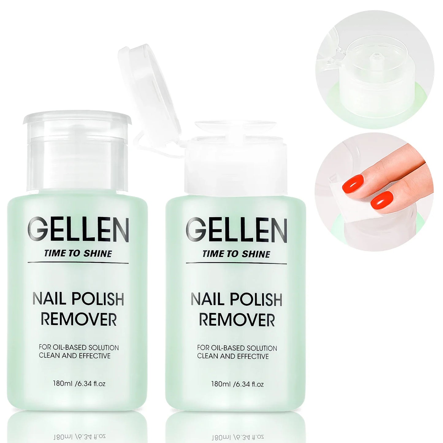 GELLEN Nail Glue Remover 40ml Gentle Formula UV Gel Removal Fake Tips Non Acetone Odorless Easy Debonder False Nails Glue Off
