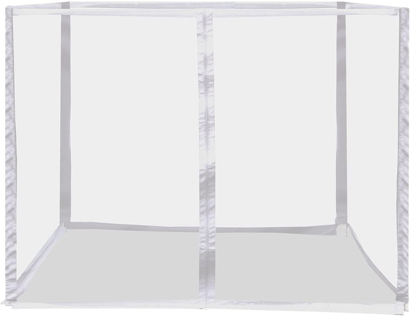 Mosquito Netting Mesh Sidewalls Replacement for 10'x10' Pop up Canopy Tent or Gazebo