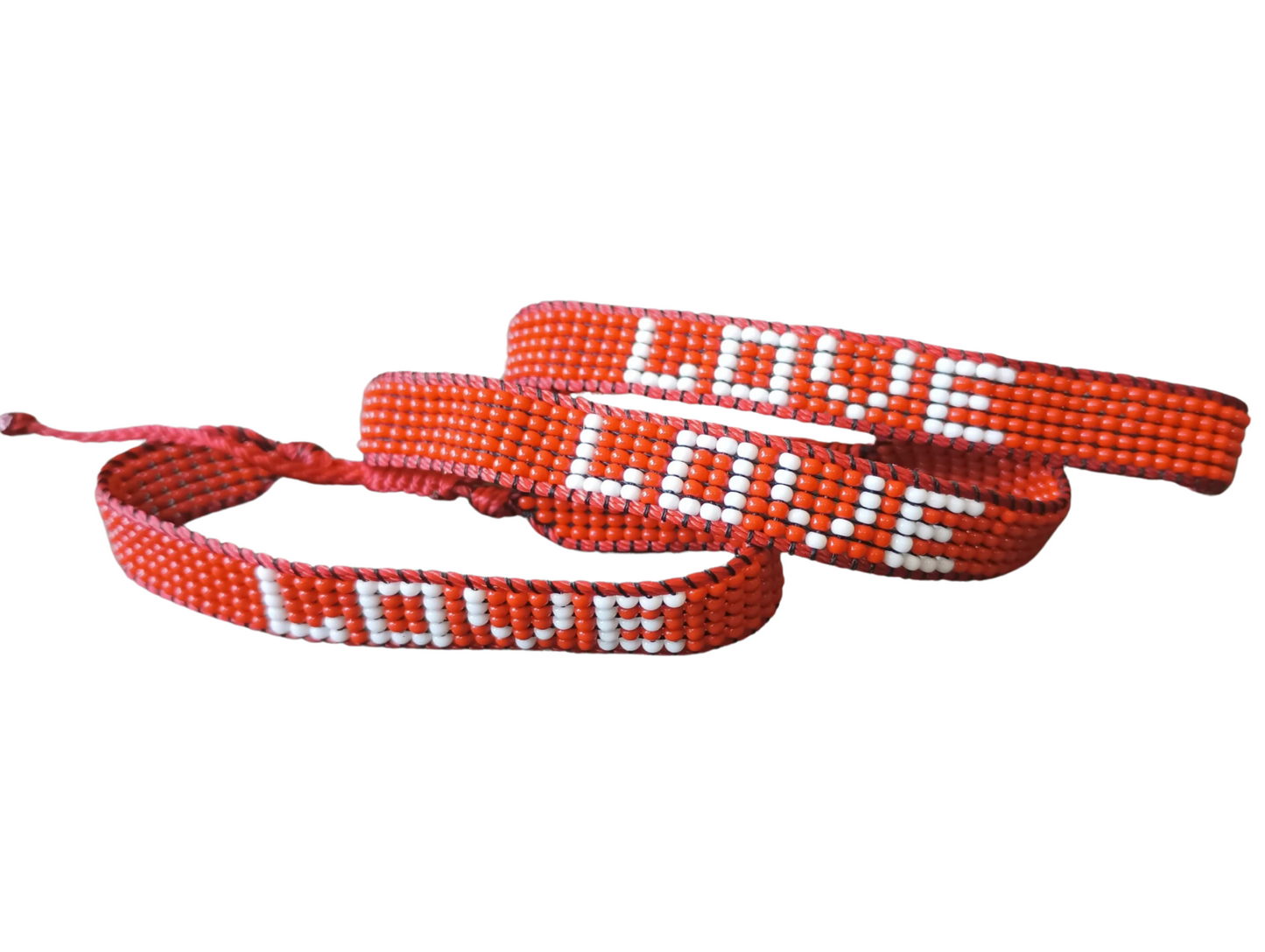 Radiant Love Hand Beaded Friendship Bracelet