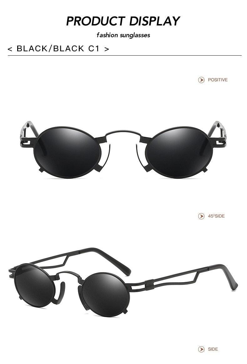 Anti Reflective Retro Eyeglasses Metal Oval Shape  Sunglasses For Women & Men Retro Design  Sun Glasses For Unisex New Colorful Frames New Popular Design