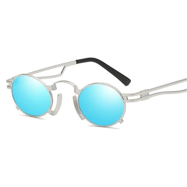 Anti Reflective Retro Eyeglasses Metal Oval Shape  Sunglasses For Women & Men Retro Design  Sun Glasses For Unisex New Colorful Frames New Popular Design