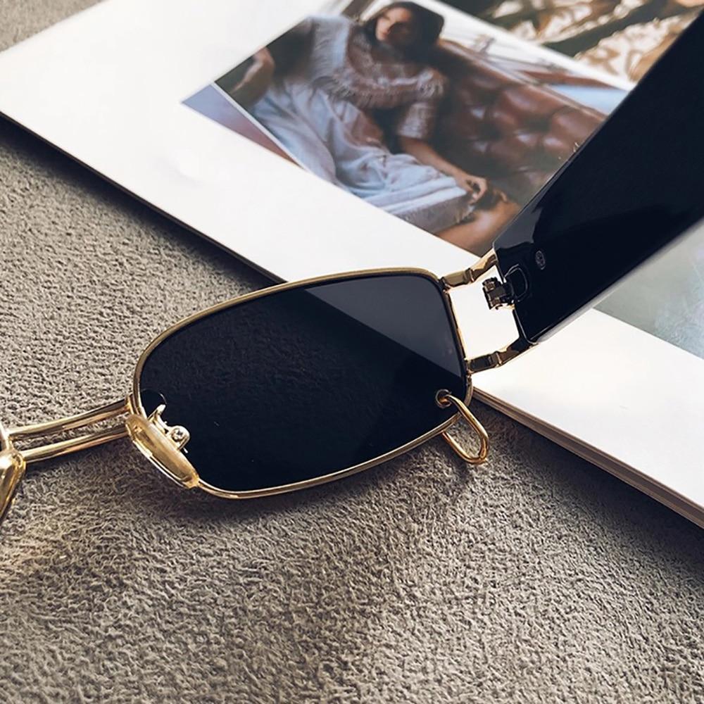 Attractive Sunglasses Square Shape Eyeglasses Metal Black Lenses For Men Women Sun Glasses for Outdoor Travel Driving Sunglasses