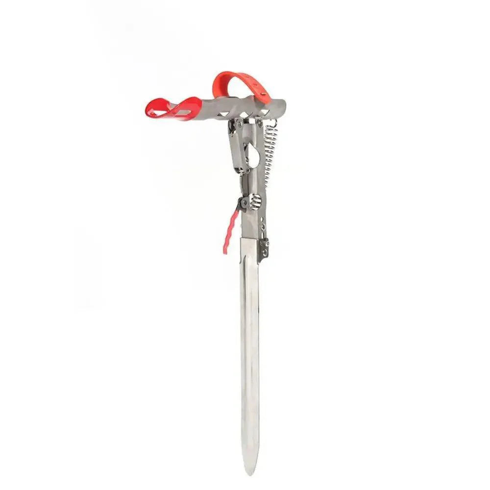 Automatic Stainless Steel Fishing Double Spring Angle Pole Foldable Anti-Rust Steel Fishing Pole Holder Fishing Accessories