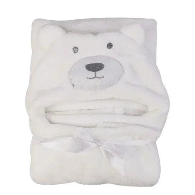 Baby Cartoon Hooded Towel Sleepwear Unique Soft Comfortable Bath Towel Elegant Babies Warm Indoor Cute Bathrobes