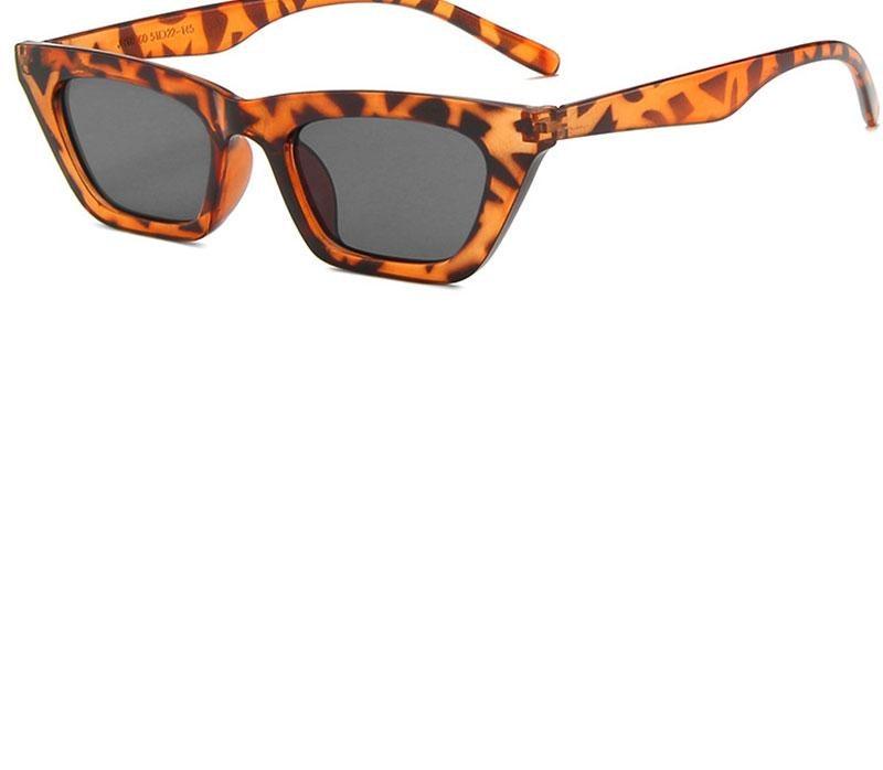 Black Rectangle Sunglasses For Women Retro Driving Glasses Vintage Fashion Style Cat Eye Sunglasses Women Small Cool Sun Glasses Luxury Eyewear