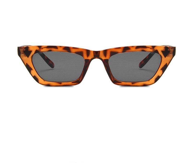 Black Rectangle Sunglasses For Women Retro Driving Glasses Vintage Fashion Style Cat Eye Sunglasses Women Small Cool Sun Glasses Luxury Eyewear