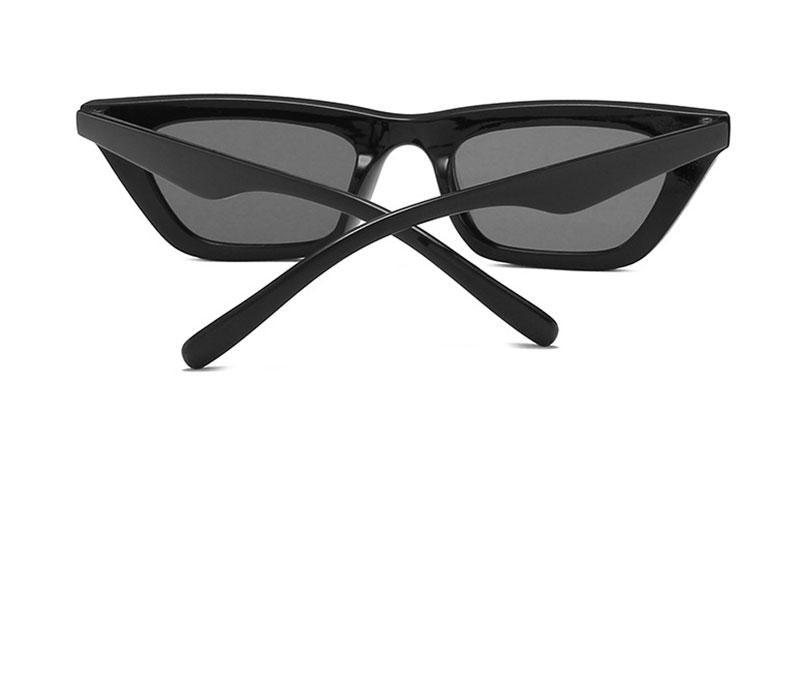 Black Rectangle Sunglasses For Women Retro Driving Glasses Vintage Fashion Style Cat Eye Sunglasses Women Small Cool Sun Glasses Luxury Eyewear