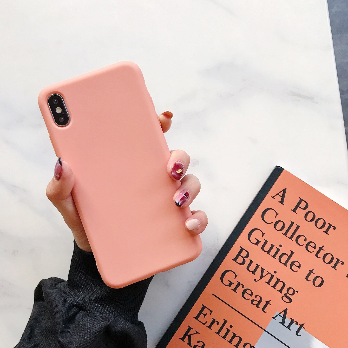 Candy Color Case for iPhone 13 12 14 Pro Max Ultra Thin Soft Back Phone Cover On iPhone Colorful Thin Case Protective Cover Soft Silicone Mobile Phone Case Cover