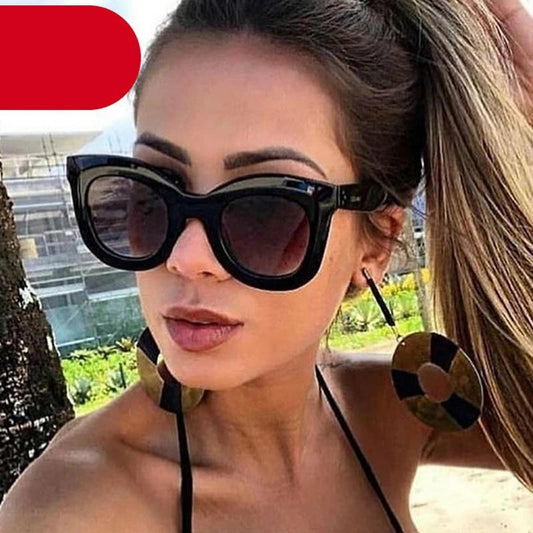 Cat Eyes Sunglasses for Women Polarized Oversized Fashion Vintage Eyewear for Driving Popular Vintage Sunglasses For  Women In Cat Eye Design Glasses For Women Men