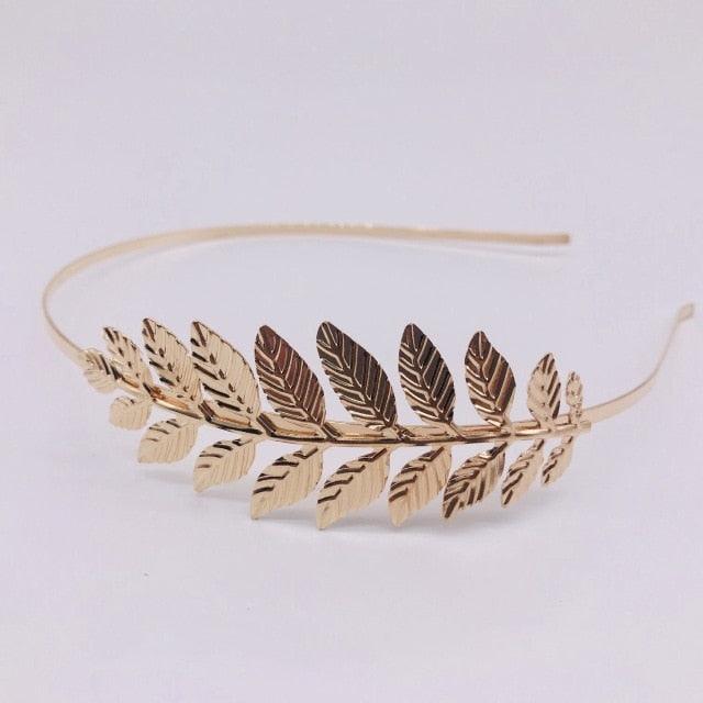 Colorful Rhinestone Flower Leaf Hair Hoop Headband Hairband for Women Girls Bezel Hair Band Hair Accessories Flower and Leaves Crown Hair Band for Bride and Bridesmaids