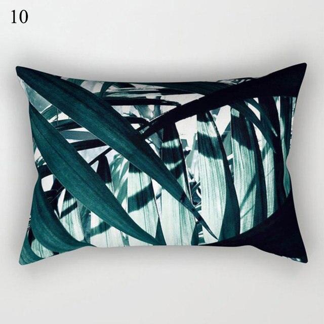 Decorative Throw Pillows Tropical Plants Pillow Cover Polyester Pillow Covers With Flowers And Plants Tropical Style Linen Throw Pillow Covers Decoration Pillowcase Cushions Home Decor