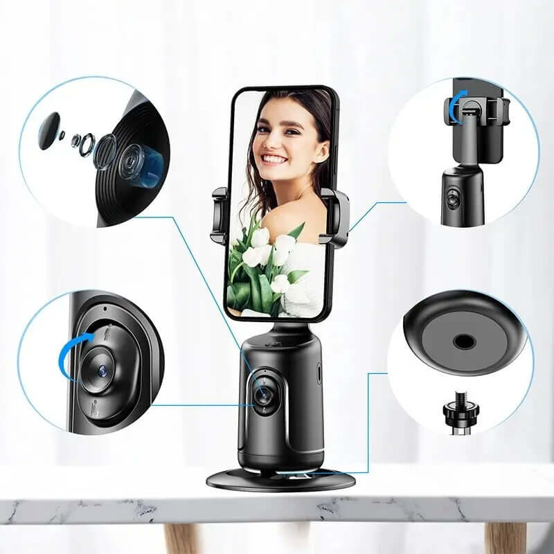 360 auto face tracking gimbal ai smart gimbal face tracking auto phone