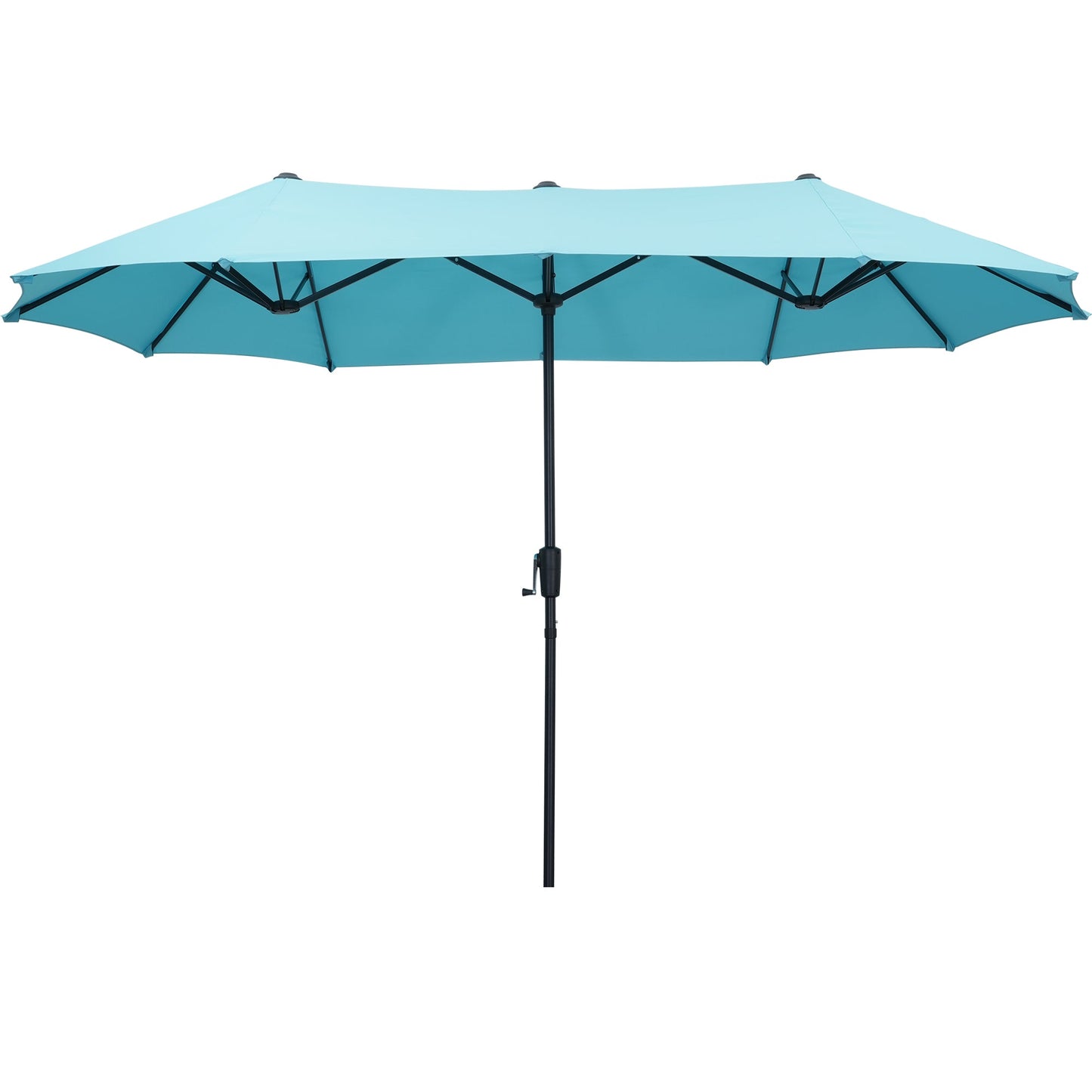 Ainfox 13ft Patio Umbrella Outdoor Two Layers Market Extra Large Table Umbrella