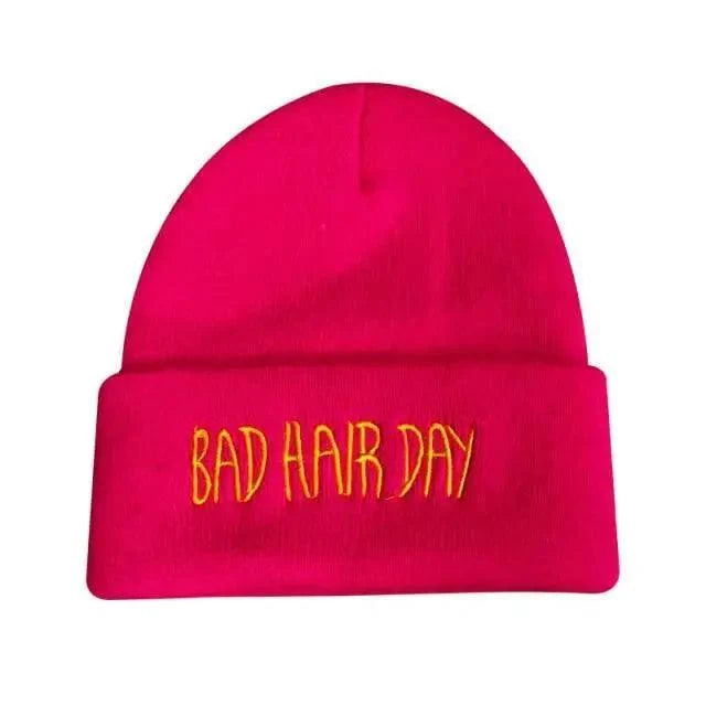 Fashion Bad Hair Day Beanies Unisex Cute Soft Hats Comfortable Outdoor Caps Durable Modern Design