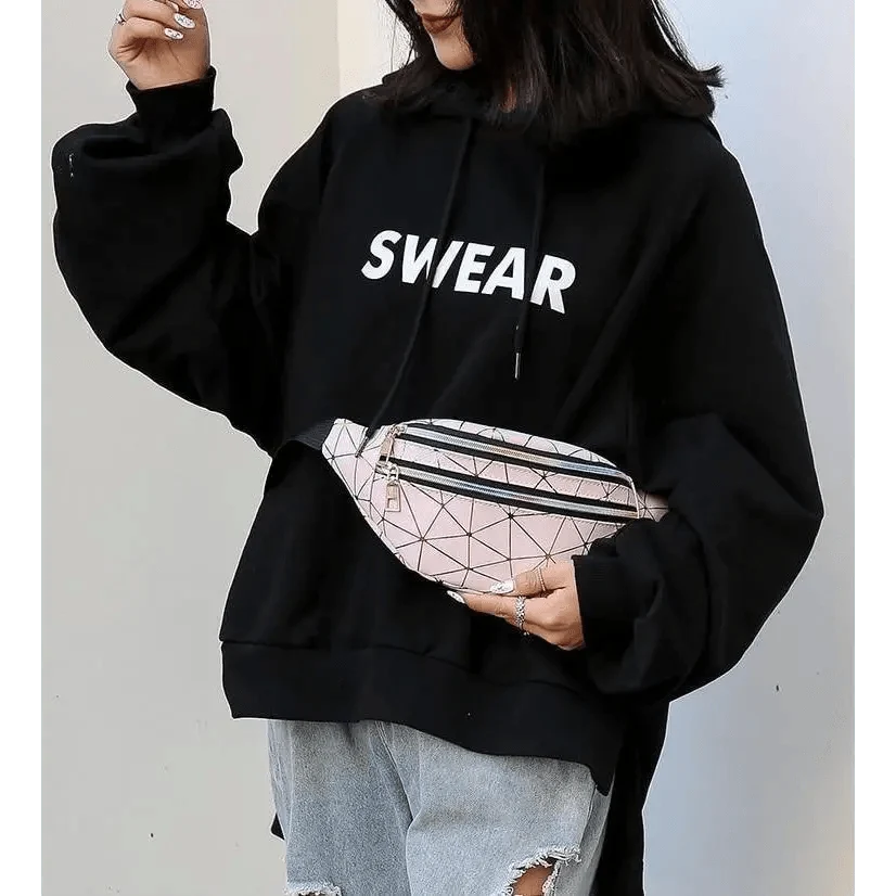 Fashion Holographic Women Waist Bags Modern Fanny Pack Adjustable Belt Bag Excellent Design Waist Packs Chest Phone Pouch