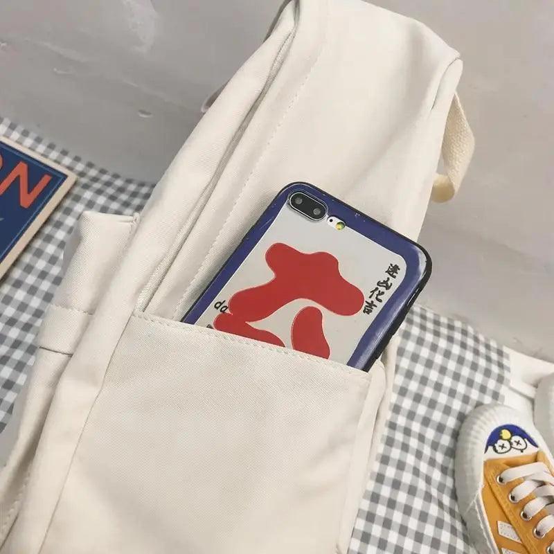 Fashionable Backpack And School Bag For Teenager Girls Stylish Anti Theft Laptop Shoulder Bags Solid Color Travel Backpack