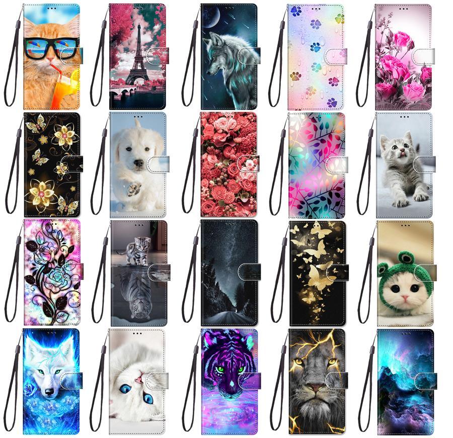 Flip Case For Xiaomi Redmi 9 9A 9C NFC 8 8A Phone Case Leather Silicone Wallet Cover For Redmi Note 8 Pro 9 9S 9 Pro Book Cases  Leather Case Flip Cover PU Wallet Case Kickstand Magnet Closure Card Slot Holder