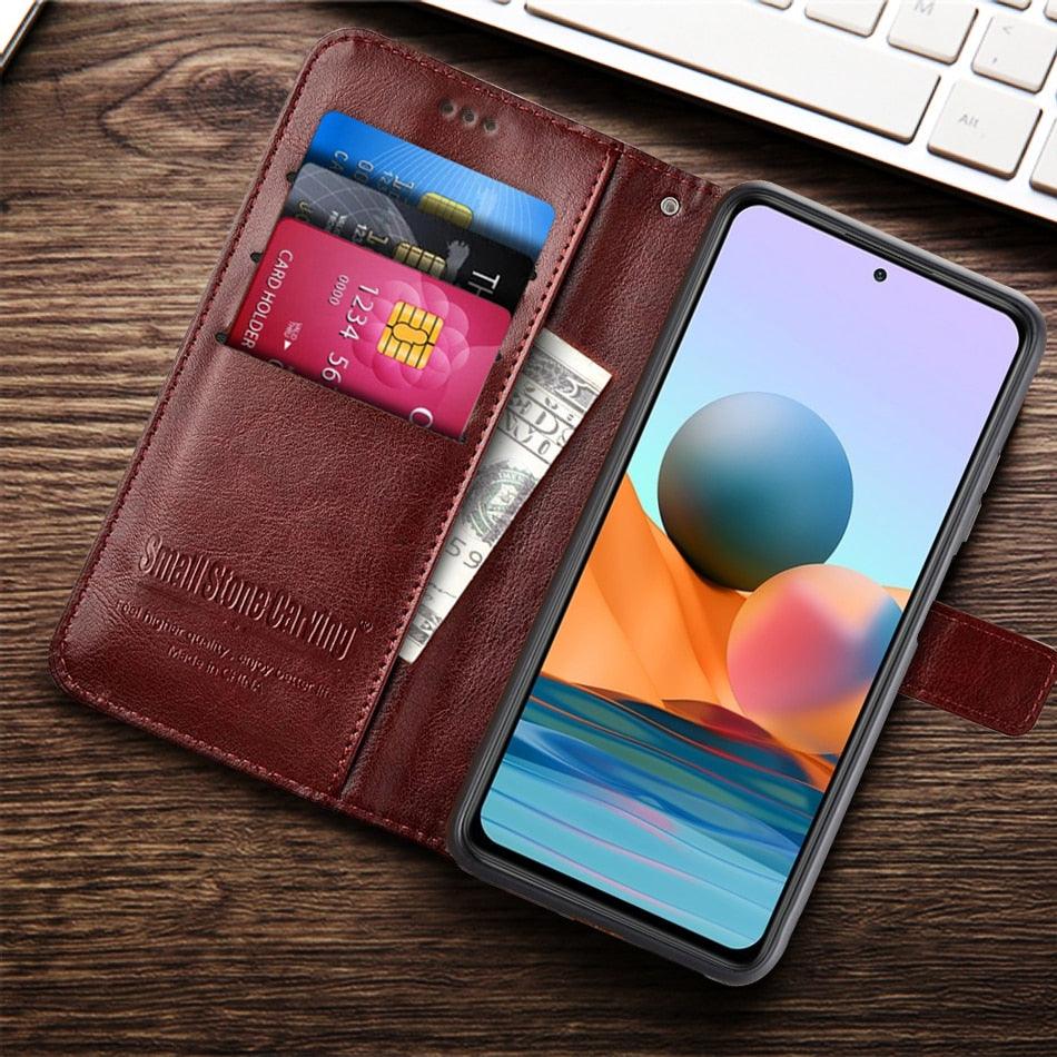 Flip Wallet Leather Case for Xiaomi Redmi Note 10 Pro Max 11 9 8 7 6 5 Redmi 9 9A 9C 9T 10C 8 8T 8A 7A 6A 5A 5 Plus Case Cover PU Leather Case with Holder Card Slots & Wallet Case
