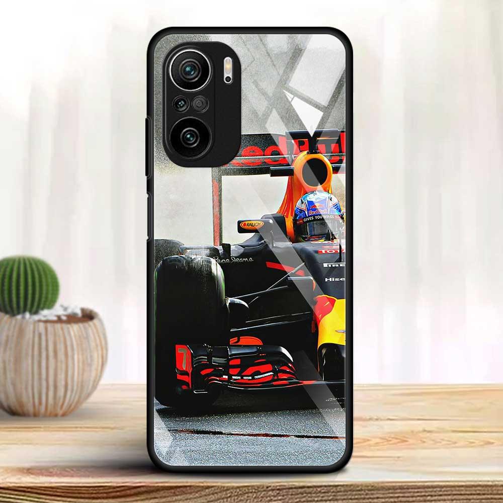 Formula Case for Xiaomi Redmi Note 9S 10 8 11 Pro Plus 7 K40 9 8T 9C 9A 11S Tempered Glass Phone Housing Cover Vintage Cool Design Silicone Phone Case