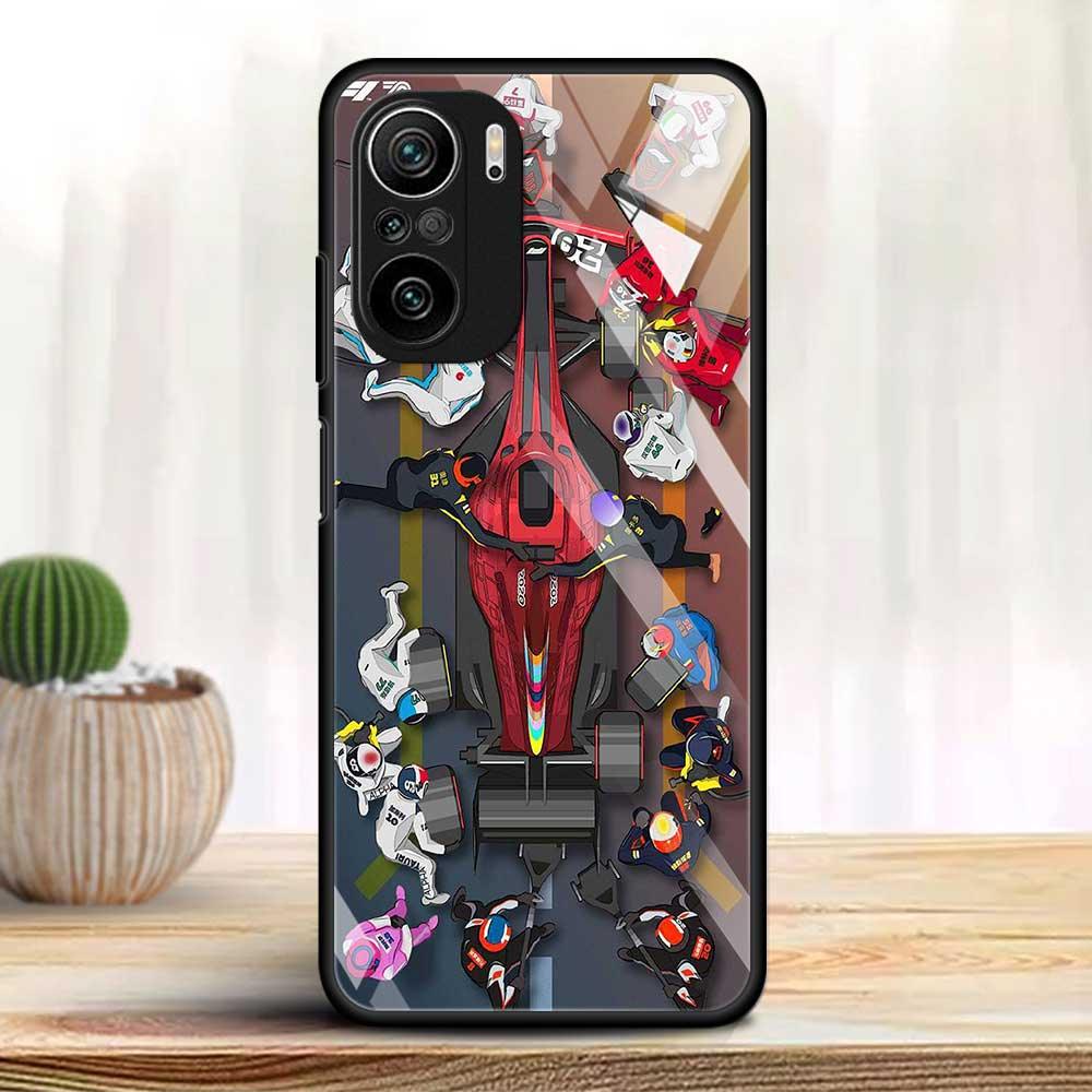 Formula Case for Xiaomi Redmi Note 9S 10 8 11 Pro Plus 7 K40 9 8T 9C 9A 11S Tempered Glass Phone Housing Cover Vintage Cool Design Silicone Phone Case