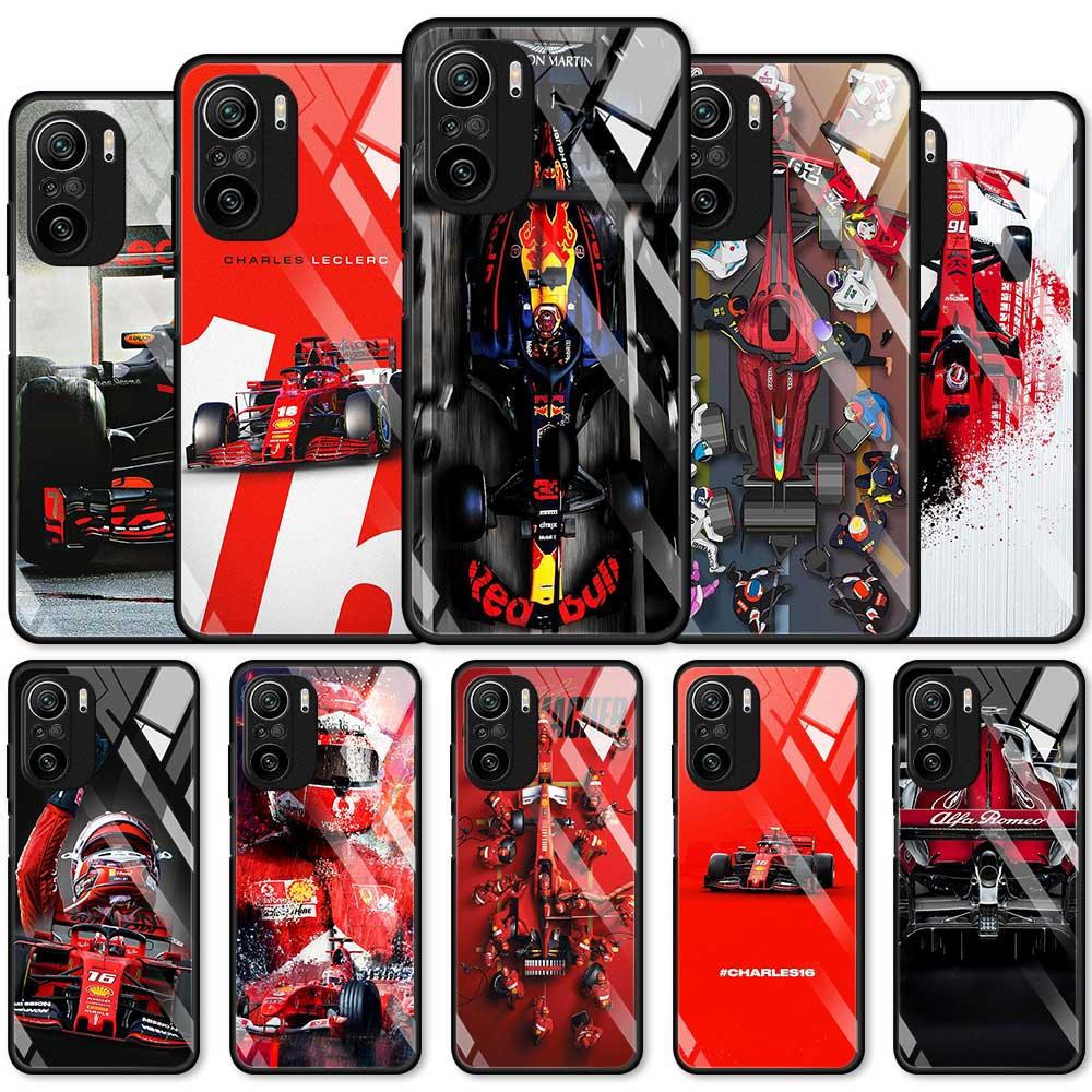 Formula Case for Xiaomi Redmi Note 9S 10 8 11 Pro Plus 7 K40 9 8T 9C 9A 11S Tempered Glass Phone Housing Cover Vintage Cool Design Silicone Phone Case