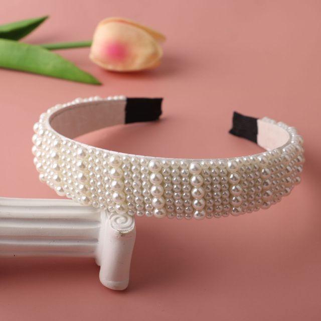 Hair Hoop women hairbands Sweet Headbands for Women Beaded Pearl Headbands Hair Accessories Gorgeous Hair Accessories For Women